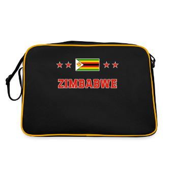 Zimbabwe - Sac Retro - noir/or - Dos