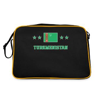 Turkmenistan - Retro Bag - black/gold - Back