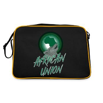 Union africaine - Sac Retro - noir/or - Dos