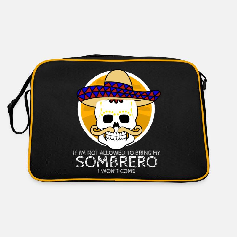 Sombrero Mexique Mexicains Mexicains Sac Retro