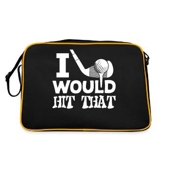 Balle de golf Golfeur Golf Club - Sac Retro - noir/or - Dos