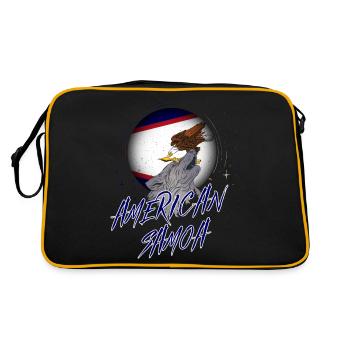Samoa américaines - Sac Retro - noir/or - Dos