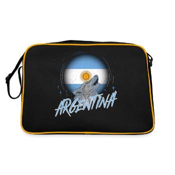 Argentine - Sac Retro - noir/or - Dos