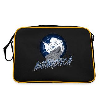 Antarctique - Sac Retro - noir/or - Dos