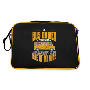 Busman - Retro Bag - black/gold - Back