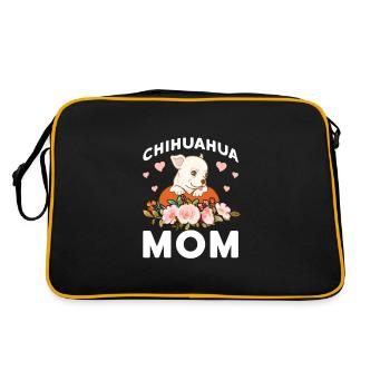 Chihuahua chien chien école chien propriétaire cadeau - Sac Retro - noir/or - Dos