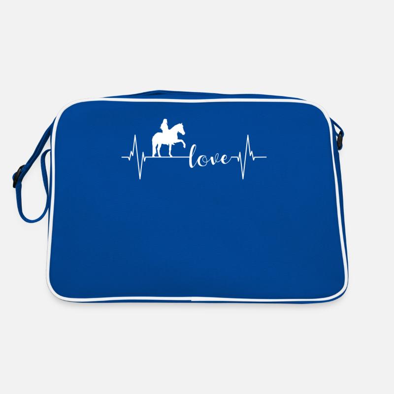 Le cœur du cavalier L’amour de la vie du cheval Sac Retro