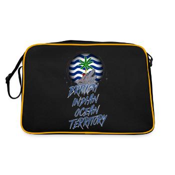 British Indian Ocean Territory - Retro Bag - black/gold - Back