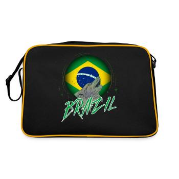 Brésil - Sac Retro - noir/or - Dos