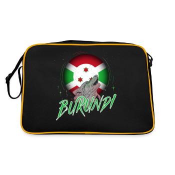 Burundi - Sac Retro - noir/or - Dos