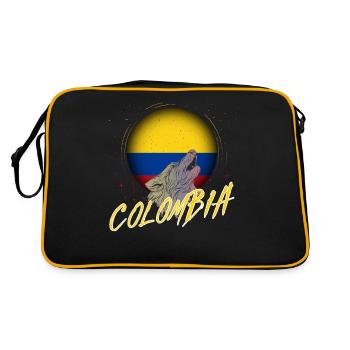 Colombie - Sac Retro - noir/or - Dos