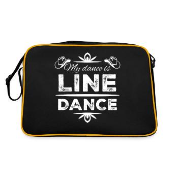 Line Dance Country Music Western Style - Retro Bag - black/gold - Back