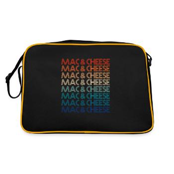 Cheese Cheesecake Food Gift - Retro Bag - black/gold - Back