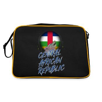 Central African Republic - Retro Bag - black/gold - Back