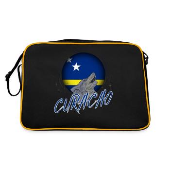 Curaçao - Sac Retro - noir/or - Dos