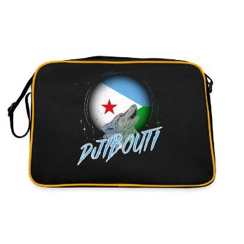 Djibouti - Sac Retro - noir/or - Dos