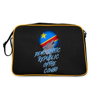 République démocratique du Congo - Sac Retro - noir/or - Dos