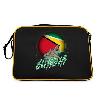 Guyana - Sac Retro - noir/or - Dos