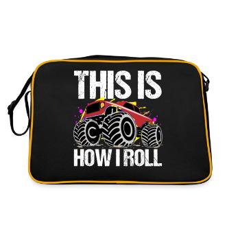 Dynamic Monster Truck Adventure - Retro Bag - black/gold - Back