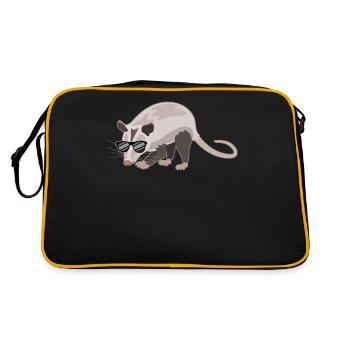 Lunettes de soleil Cool Opossum Attitude - Sac Retro - noir/or - Dos