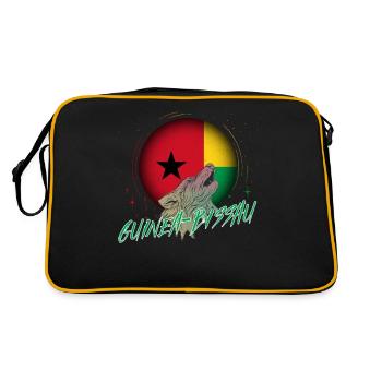 Guinée-Bissau - Sac Retro - noir/or - Dos