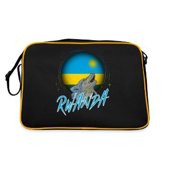 Rwanda - Sac Retro - noir/or - Dos
