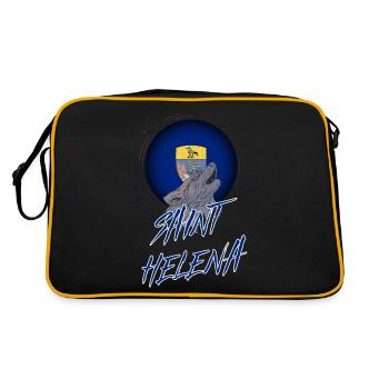 Sainte-Hélène - Sac Retro - noir/or - Dos