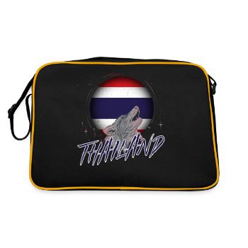 Thaïlande - Sac Retro - noir/or - Dos