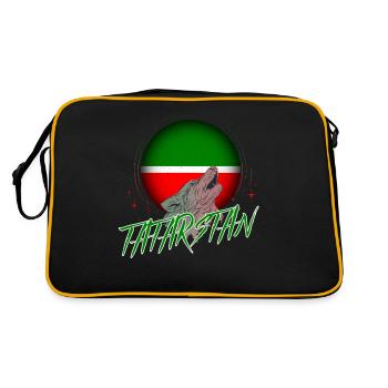 Tatarstan - Sac Retro - noir/or - Dos