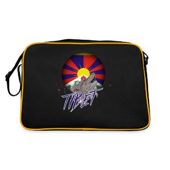 Tibet - Sac Retro - noir/or - Dos