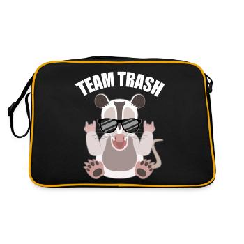 Rocking opossum with a cool factor - Retro Bag - black/gold - Back