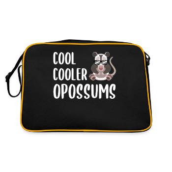 Lunettes de soleil Cooler Opossum Trend Animal - Sac Retro - noir/or - Dos