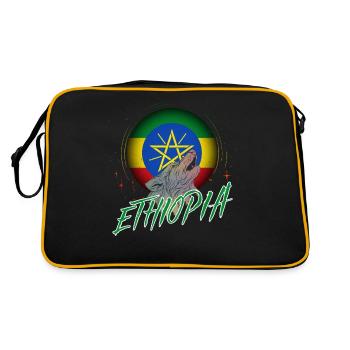 Ethiopia - Retro Bag - black/gold - Back