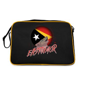 Timor oriental - Sac Retro - noir/or - Dos