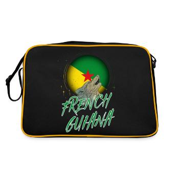 Guyane française - Sac Retro - noir/or - Dos