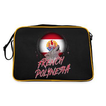 Polynésie française - Sac Retro - noir/or - Dos