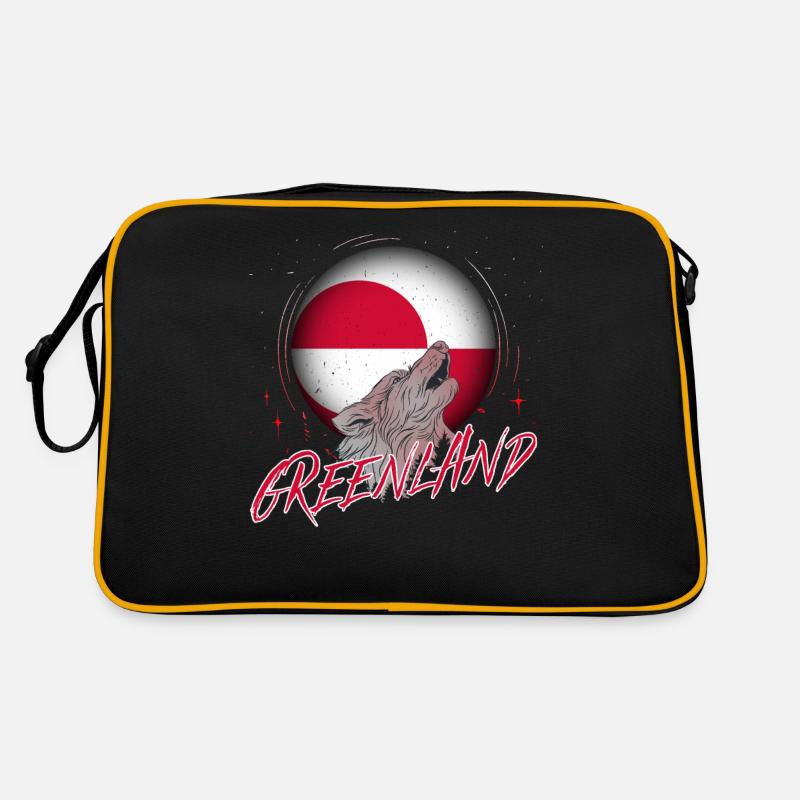 Groenland - Sac Retro - noir/or