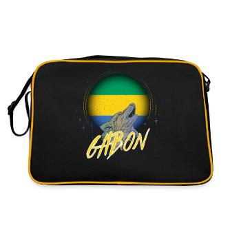 Gabon - Retro Bag - black/gold - Back