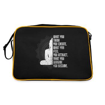 Méditation - Sac Retro - noir/or - Dos