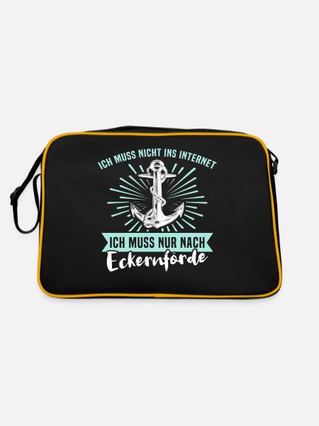 Eckernförde Eckernförder - Retro Tasche - Schwarz/Gold