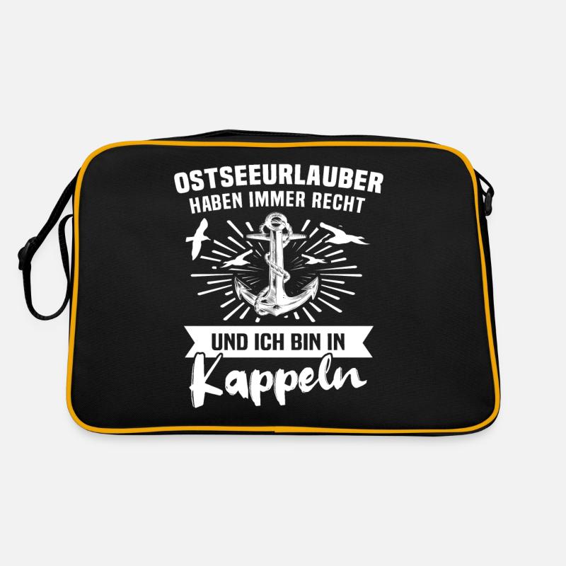 Kappeln Sprüche Kappelner Retro Tasche
