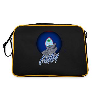 Guam - Sac Retro - noir/or - Dos