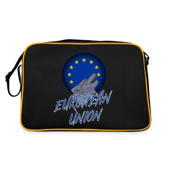 Union européenne - Sac Retro - noir/or - Dos