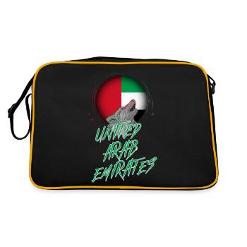 Emirats Arabes Unis - Sac Retro - noir/or - Dos