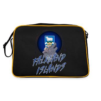 Falkland (Îles) - Sac Retro - noir/or - Dos