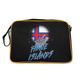 Faroe Islands - Retro Bag - black/gold - Back