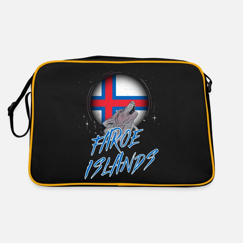 Färöer Inseln Retro Tasche