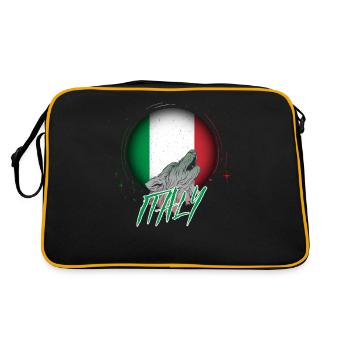 Italy - Retro Bag - black/gold - Back