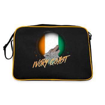 Ivory Coast - Retro Bag - black/gold - Back