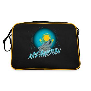 Kazakhstan - Sac Retro - noir/or - Dos